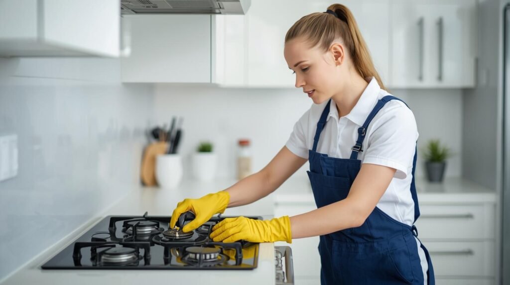 Home gas stove maintenance and repair service
