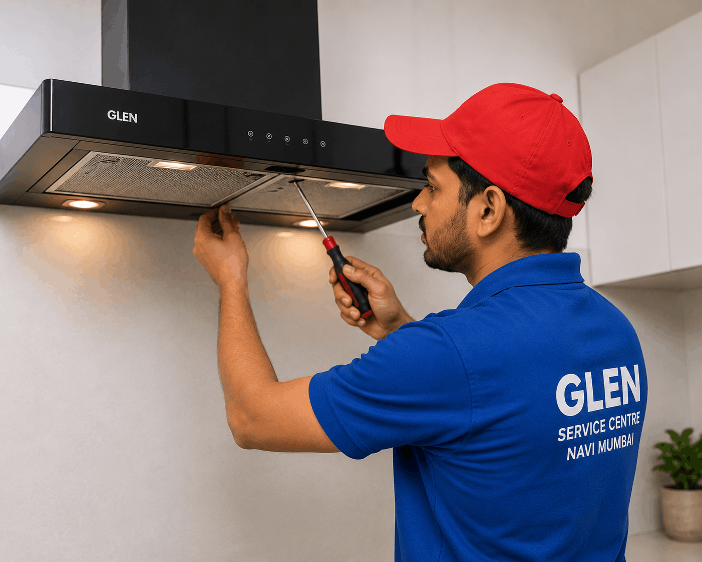 Glen chimney repair service in Navi Mumbai by certified technician