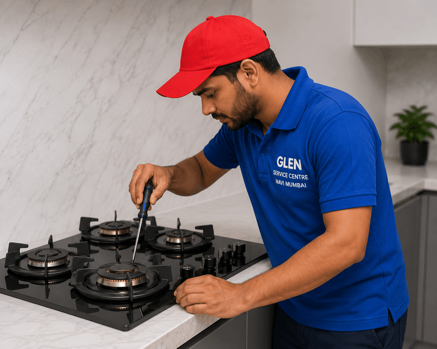 Glen hob repair service in Navi Mumbai — gas and built-in hob specialist